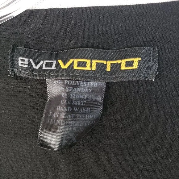 Eva Varro Tunic Top Abstract Print Colorful Art-to-Wear Tie Front size 1X Artsy - Picture 6 of 13